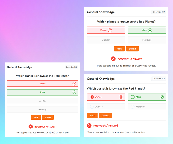 Anand Quiz Maker Interface